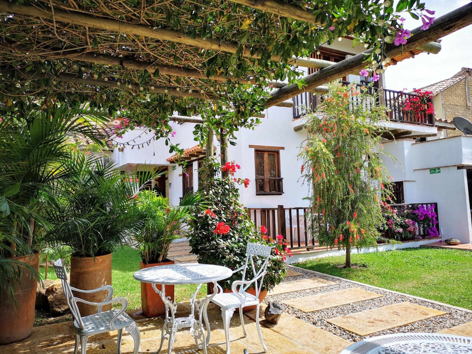 Gasthaus Casa Tzabar Villa de Leyva Exterior foto