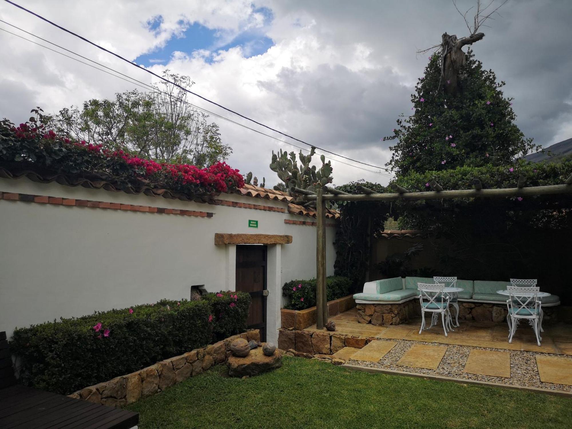 Gasthaus Casa Tzabar Villa de Leyva Exterior foto