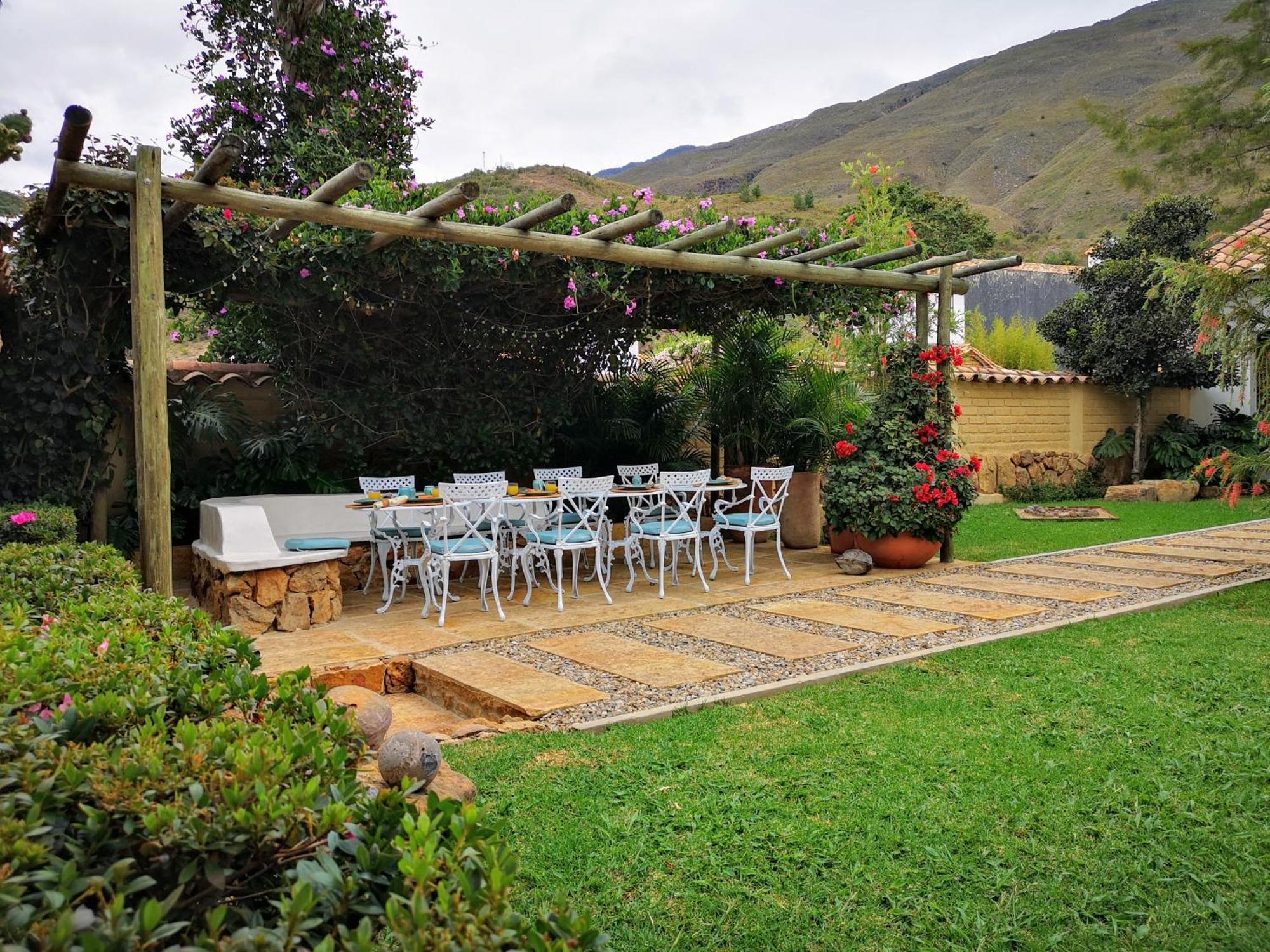 Gasthaus Casa Tzabar Villa de Leyva Exterior foto