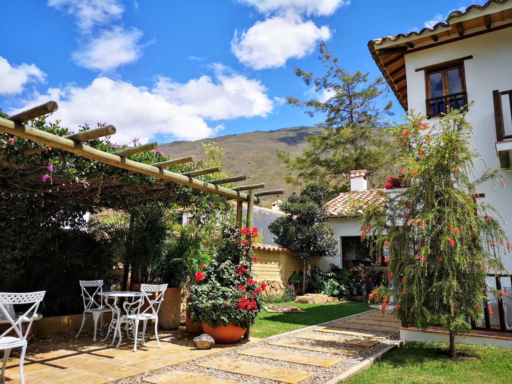 Gasthaus Casa Tzabar Villa de Leyva Exterior foto