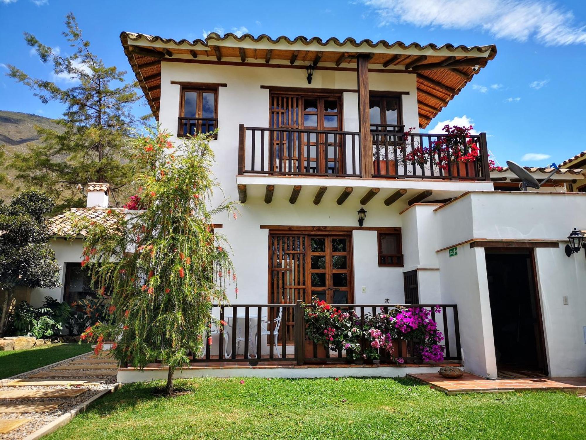 Gasthaus Casa Tzabar Villa de Leyva Exterior foto